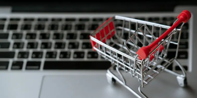 Keyboard shopping cart for remarketing