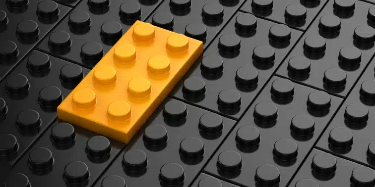 Lego Block representing business owners building a content strategy - Smart Cow Marketing Digital Marketing Agency Croydon